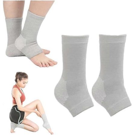One Compress Bambus Fotmansjetter for Kvinner, Onecompression Bambus Fotmansjetter, Ankel Sokker Bambus Fotmansjetter (LGL)