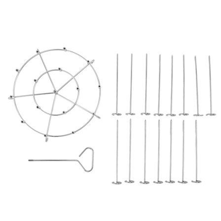 Grillstativ i rustfritt stål 8 Quart Vertikal Grill for Kebab Kjøkken Frityrtilbehør