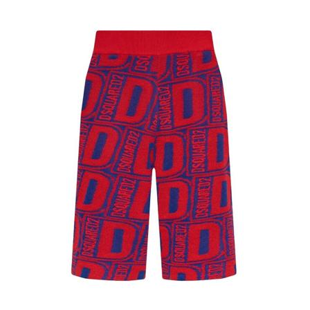 Dsquared2, Short Shorts Rood, Heren, Maat:2XL,wol