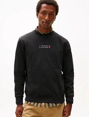 Tommy Hilfiger Brand Love Sweatshirt - Black - XL