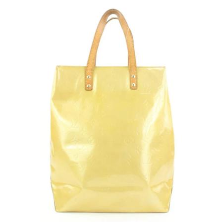 Louis Vuitton Vintage, Pre-owned Leather louis-vuitton-bags Geel, Dames, Maat:ONE Size