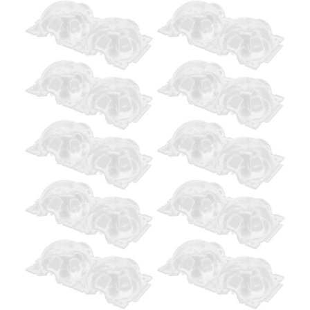 10 stk. 12 cm planteformeringskasse, gennemsigtige plastikroddannelsesbeholdere til hjemmehavearbejde