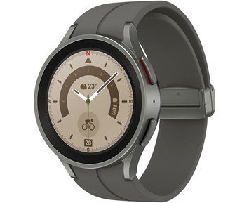 Samsung-Galaxy Watch5 Pro 45mm BT Gray Titanium - B-vare-Galaxy Watch5 Pro – Den eneste klokken du trenger-Personal training-Smartklokker