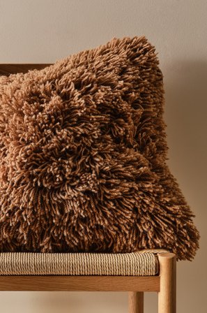 Jotex - Putetrekk i Ull 50x50 Cm Senapsgul - TAFFY - Kjøp Pynteputer & trekk hos Jotex