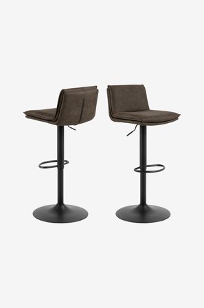 NORDFORM - Flynn barstol 2-pak - Grå - Barstole & -taburetter - Fra Homeroom