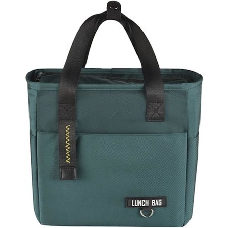 Bento Vattentät Lunchväska/Kylväska Lätt att Bära för Skola, Kontor, Resor, Picknick, Övre Grön Liten