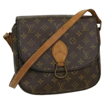 Louis Vuitton Vintage, Pre-owned Canvas louis-vuitton-bags Bruin, Dames, Maat:ONE Size