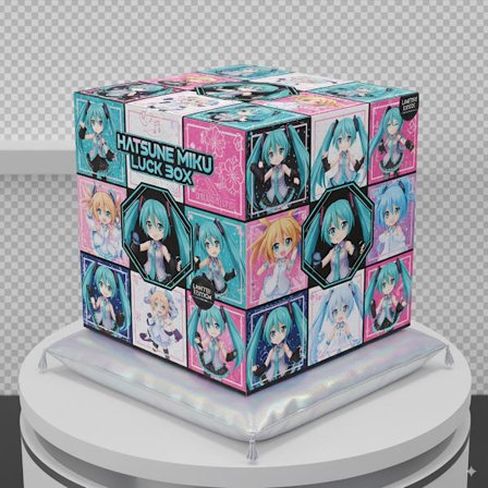 Keräily Hatsune Miku Blind Box Figuurit - Snow Miku & Racing Miku PVC-lelut animefaneille