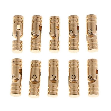 10 stk. Kobber Gave Smykkeskrin Skjult Usynlig Fortykket Tønnehengsle Gull