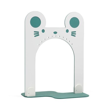 Skärmvägg FOREST, mus, vit/grön