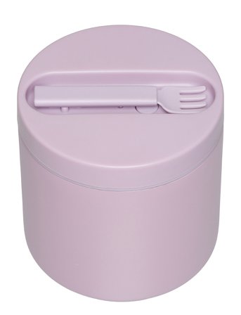 Travel Thermo Lunch Box Pink Design Letters