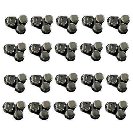 20 stk Legering Skolissekroker Skolissespenner Reparasjon Jakt Vandrestøvler