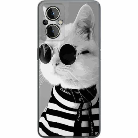 Oneplus Nord N20 5g Mjukt Skal - Fancy Cat