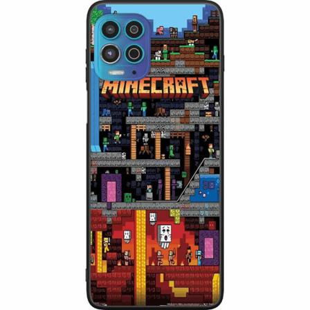 Motorola Moto G100 Svart Skal Minecraft