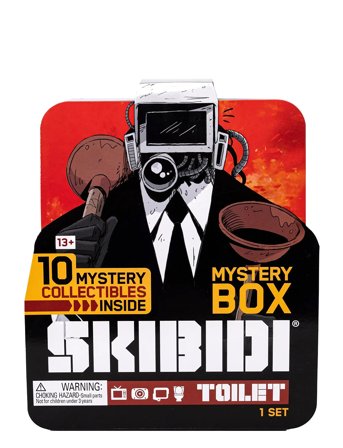 Skibidi Toilet Mystery Box Black Skibdi Toilet