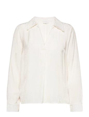 Vipalli L/S Top/Pb White Vila