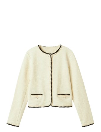 Nlfsarianne Ls Jacket White LMTD