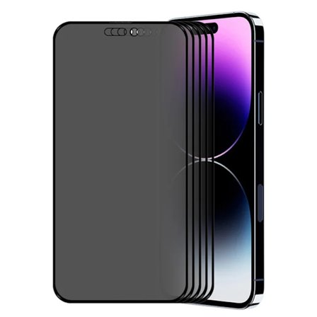 [10-Pack Bulk] iPhone 13/13 Pro/14/16e Härdat Glas Skärmskydd Privacy