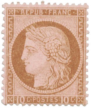 Frankrig 1875 - YT 54 - Ubrugt