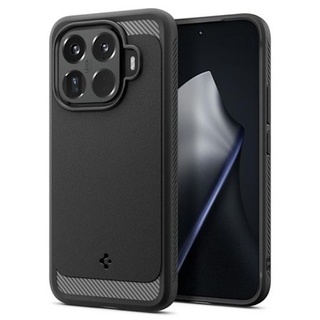 Spigen Mobilskal till Xiaomi 15T Pro Rugged Armor - Matt Svart