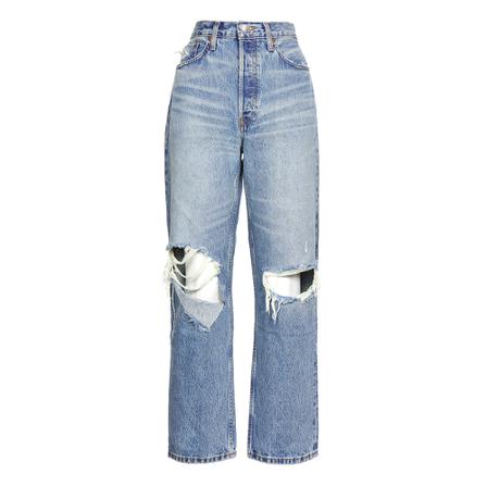 Re/Done Wide Jeans Blå, Dame, Størrelse: W29