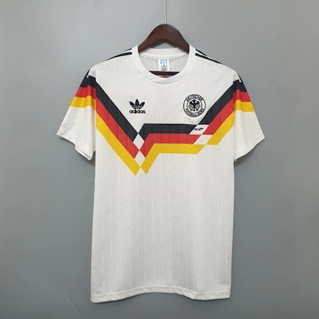 TYSKLAND 1990 HEMMATRÖJA Retro Fotbollströja-FD-