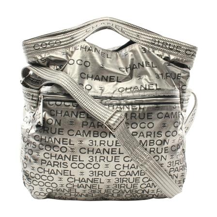 Chanel Vintage Bags Grå, Dame Vintage Tasker, Størrelse: ONE Size