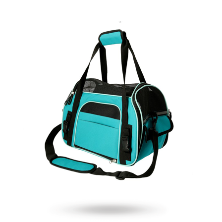 Dogman Bæreveske Linus opp til 6kg - Turkis - Reis med kjæledy: Transportvesker Hundekløver Hundevesker på Doggie.no