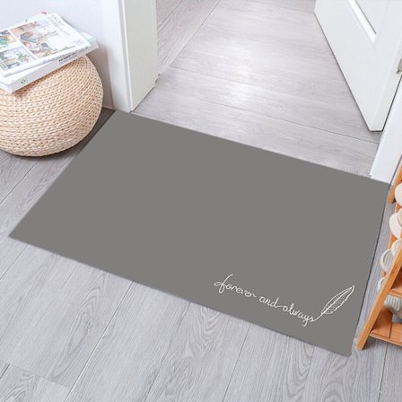 Bademåtte, skridsikker bademåtte, vaskbar absorberende brusebadsmåtte diatomit bademåtte til badekar, køkken, stue og badeværelse 5080CM (Style 15),A