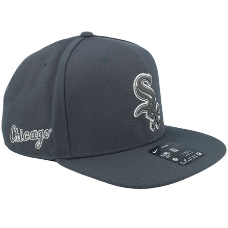 Nike MLB - Chicago White Sox Statement Dri-fit Pro Anthracite Snapback - Nike Snapback Grey Cap - MLB @ Hatstore