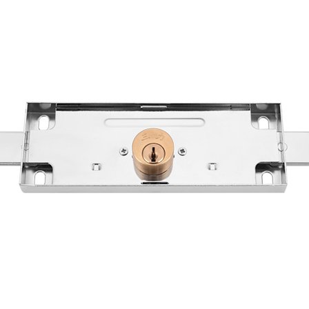 Lås for rullesjalusiedør, galvanisert stålgarasje - for