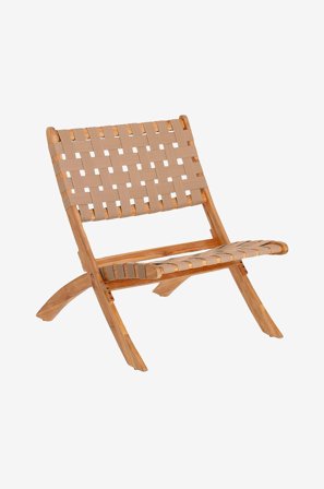 Kave Home - Loungetuoli Chabeli - Ruskea - Sohvat & nojatuolit - - Homeroom