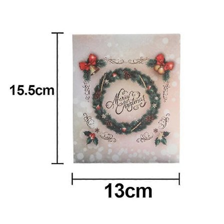 Hyvää Joulua Pop Up -kortti, 3D-ponnahduskortit jouluksi, ponnahdusikkunalliset joulukortit, joulukortti 3D