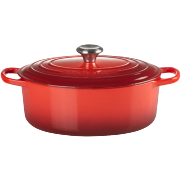 Gryte Støpejern Oval 27 Cerise
