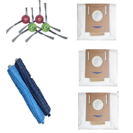 Reservdelar Huvudsidoborste för Ecovacst9 Aivis T9 + Hybrid Robotdammsugare