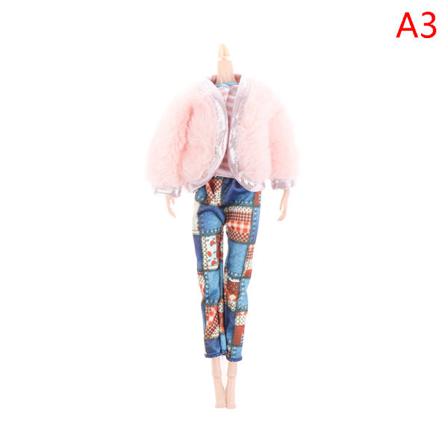 5 Artiklar Kläder För Game Wear Outfit Toppar Byxor 30cm Miniatyr