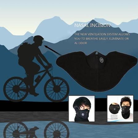 Motorcykel Varm Mask Huvudbonad Elektrisk Bil Vindtät Cykling