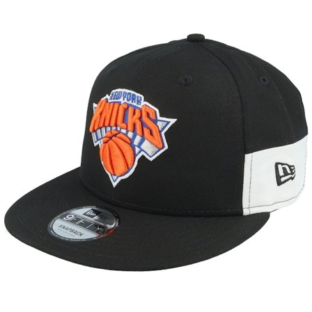 New Era - NBA Zwart snapback Cap - New York Knicks Multi Patch 9FIFTY Black/Royal Snapback @ Hatstore