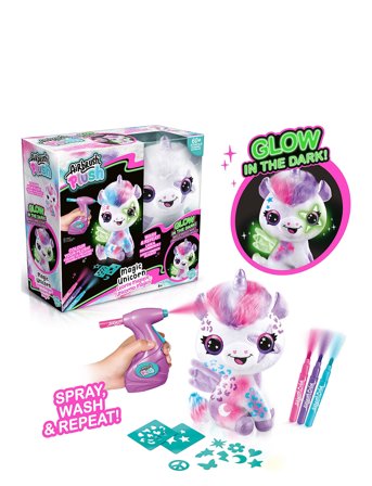 Airbrush Plush Airbrush Plush Glow In The Dark - Multi/patterned - ONE SIZE