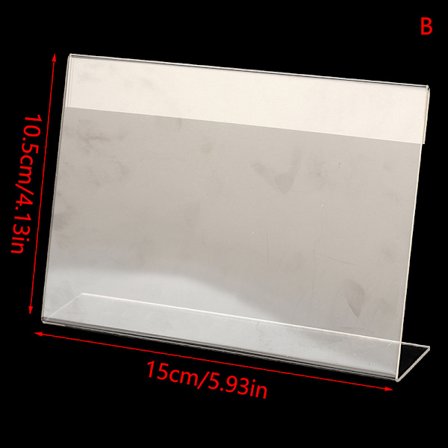 Gennemsigtig akryl billedramme Dobbeltsidet fotoramme Idol