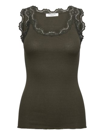 Rosemunde | Rwbabette Silk Sl U-Neck Long Lace | XS