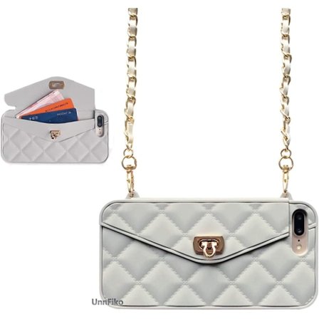 Plånboksfodral Kompatibelt? med Iphone 6 Plus/iphone 6s Plus, Snygg Lyxig Väska Design, Plånboksfodral med Kortfack, Mjukt Silikonfodral med Lång 