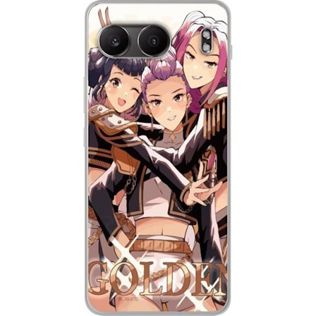 Kompatibelt Mobilskal till OnePlus OnePlus Nord 4 K-Pop Demon Hunters guld svart anime trio kpop e-sport inspirerad design kraftfull stil