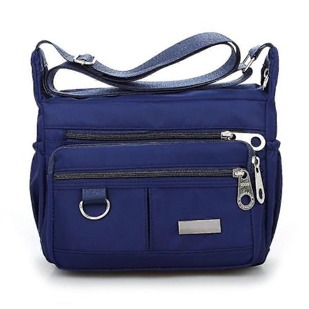 Vanntett Messenger Cross Body Veske for Kvinner, Skuldervesker med flere lommer, Reisevesker for ferie