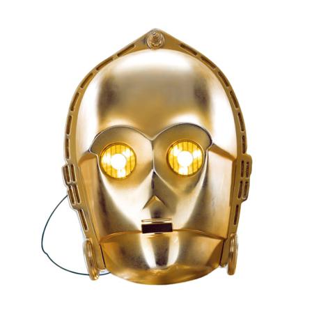 Star Wars C-3po Party Mask One Size Guld/gul