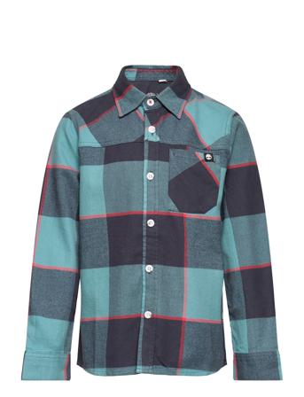 Shirt Shirts Long-sleeved Shirts Marineblå Timberland*Betinget Tilbud
