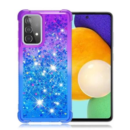 Princess Samsung Galaxy A52 5G cover - Lilla / Blå Purple