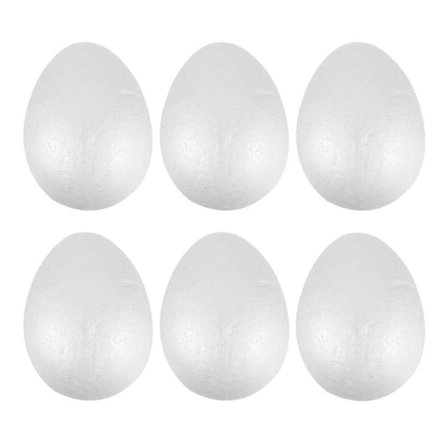 6 stk. Falske Skumegg Små Kunstige Egg Dekorative Simulerings-egg Påske Falske Egg Dekorasjoner