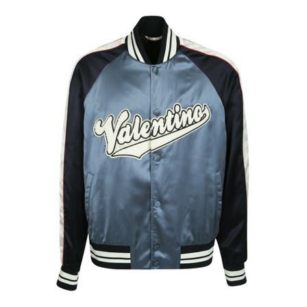 Valentino - Bomberjackor - Blå - Herr - Storlek: M, Herr, Storlek: M