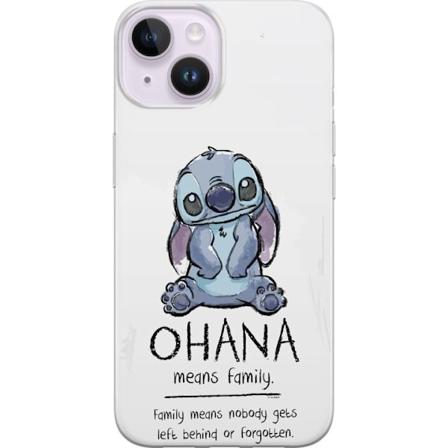 Apple iPhone 15 Gjennomsiktig deksel Stitch Ohana